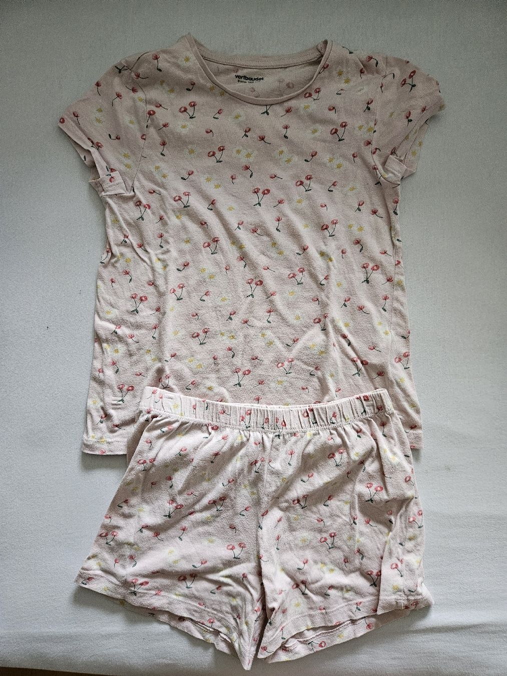 Pigiama & Simili: Pyjama pink floral, Grösse 122 cm Vertbaudet – Usato da Neftenbach venduto da susanne0041