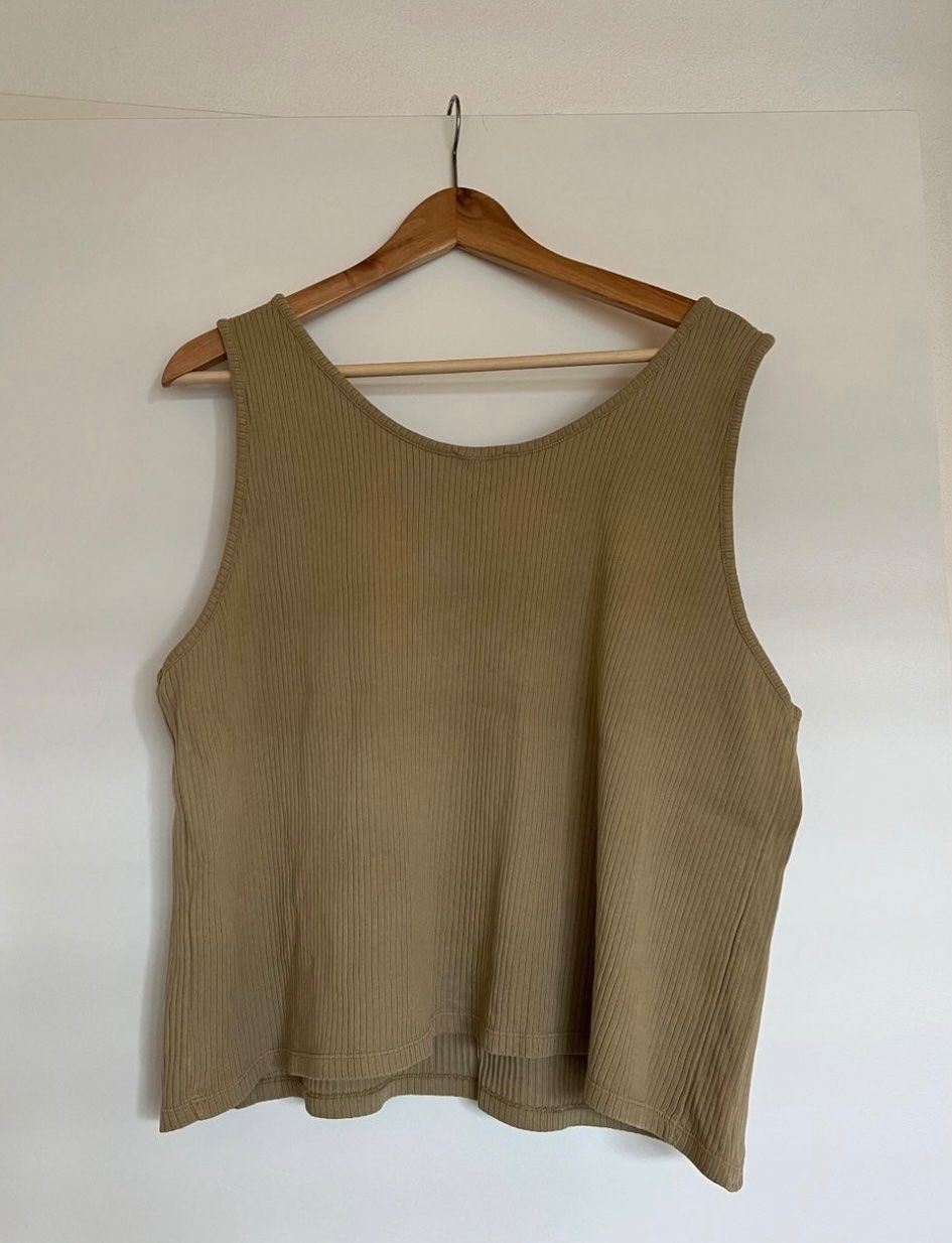 Top: Poudre Organic - Top Rippstrick Baumwolle Gr. L – Usato da St. Gallen venduto da ann_llt9 1