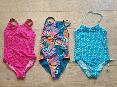 Set 3 x Badekleid Mädchen Gr. 164 / 170 / 176 Speedo Adidas