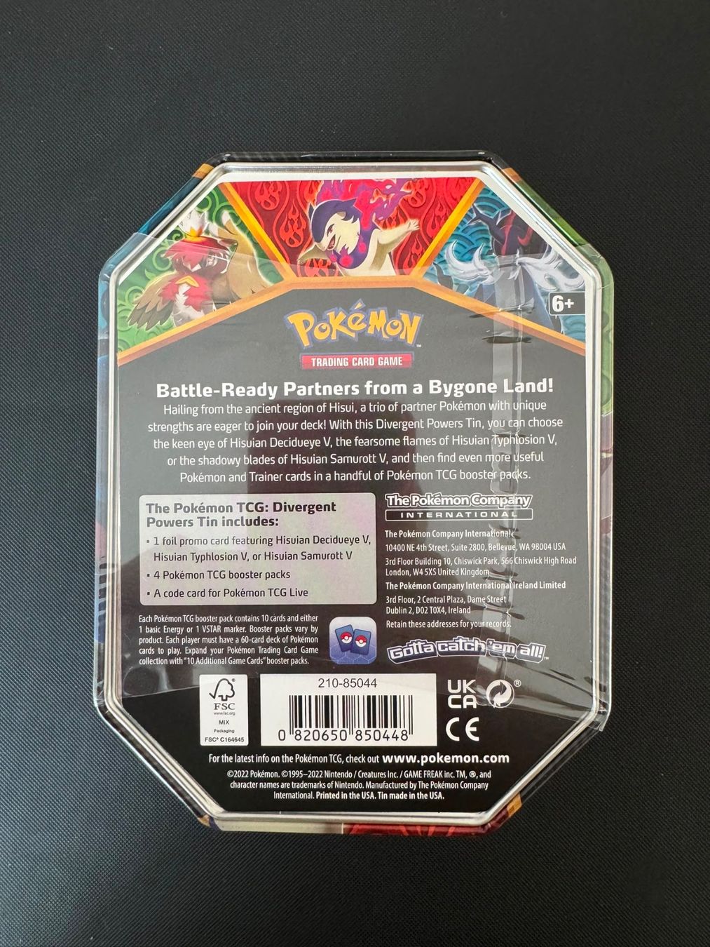 Pokémon Carte collezionabili: Pokémon Divergent Powers Tin – Usato da Seuzach venduto da provenzano18 1