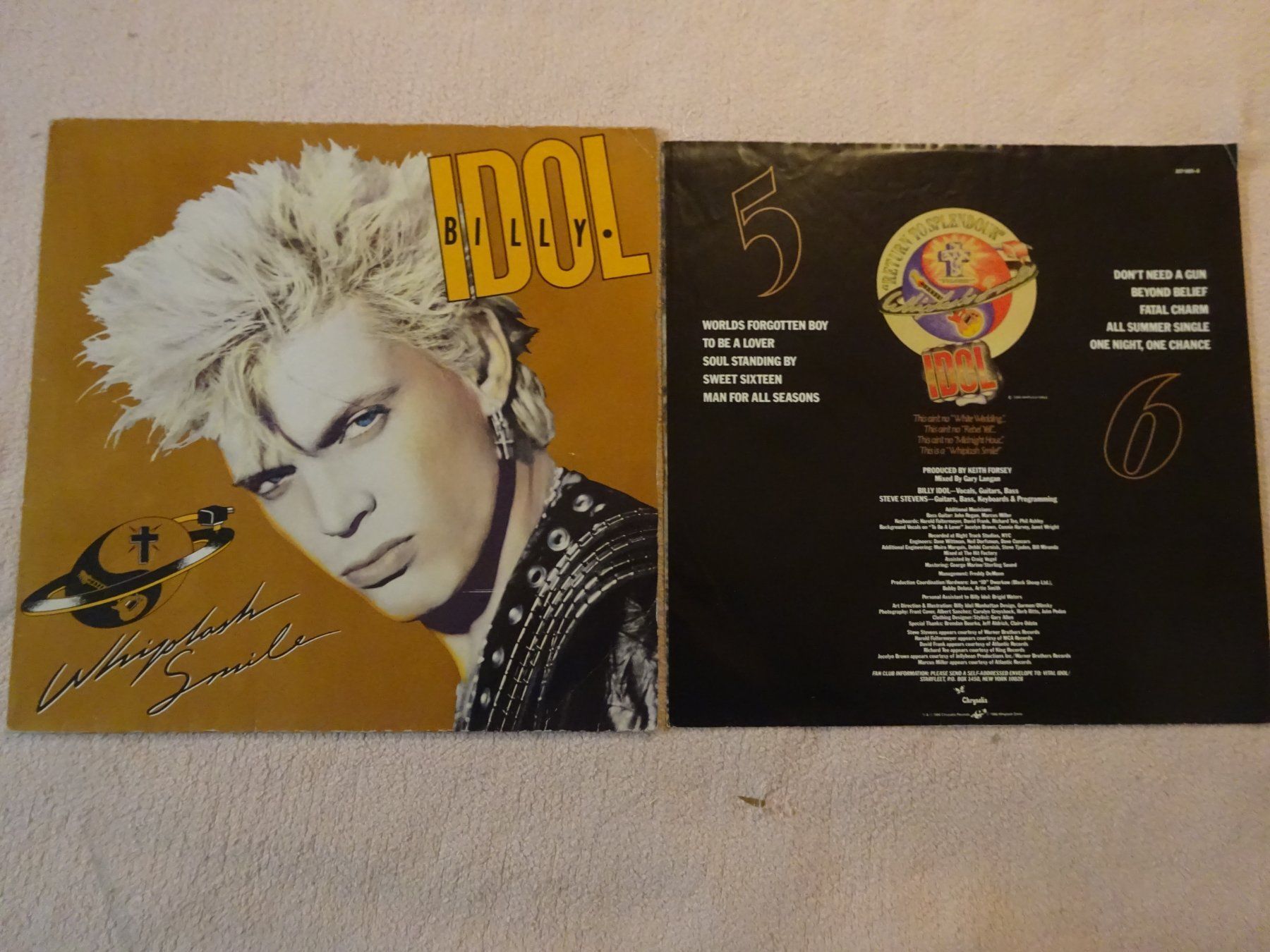 Dischi in vinile: BILLY IDOL ** WHIPLASH SMILE – Usato da Luzern venduto da xrayspex99 4