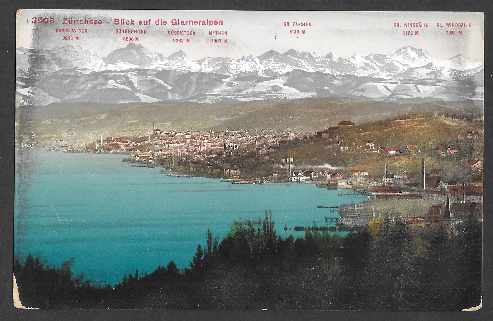 Cartes postales: Zürichsee mit Thalwil im Hintergrund – D'occasion à Olten par clotaldi