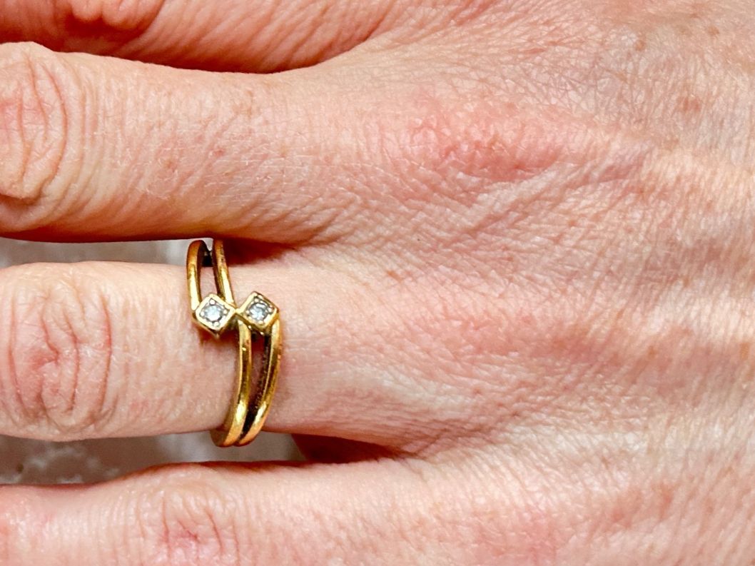 Pierre Lang Ringe: Pierre Lang ring TWINS 54 – Gebraucht aus Laufen von belleskulptur 4