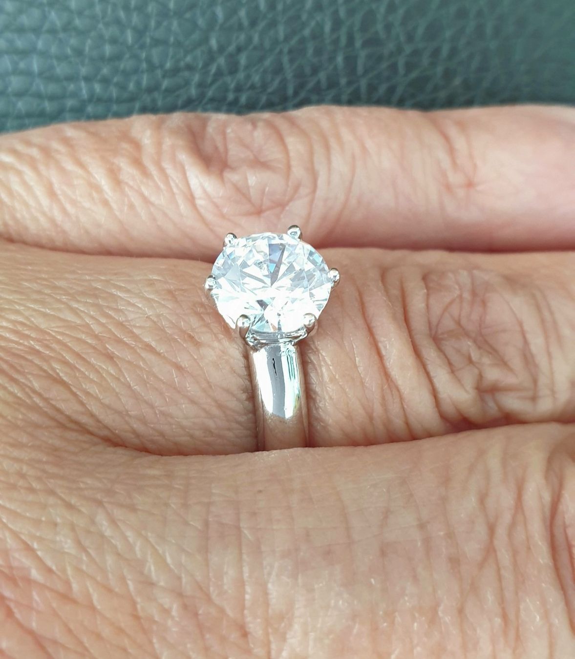 Anelli: Solitaire Silberring 925 mit Zirkonia - Neu – Nuovo e nell'imballaggio originale da Uetikon am See venduto da Coralreef 6