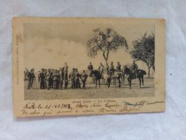 Carte postale ancienne Armée Suisse, la Critique, 1903