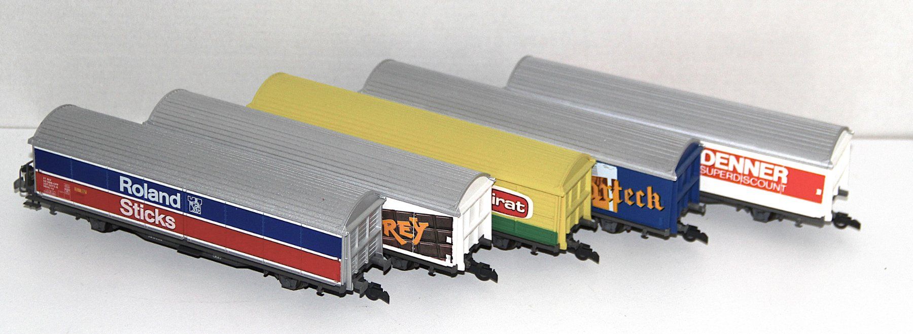 Roco Modelleisenbahnen: Roco HO - Set mit 5 Güterwagen – Gebraucht aus Giebenach von eurosportler 1
