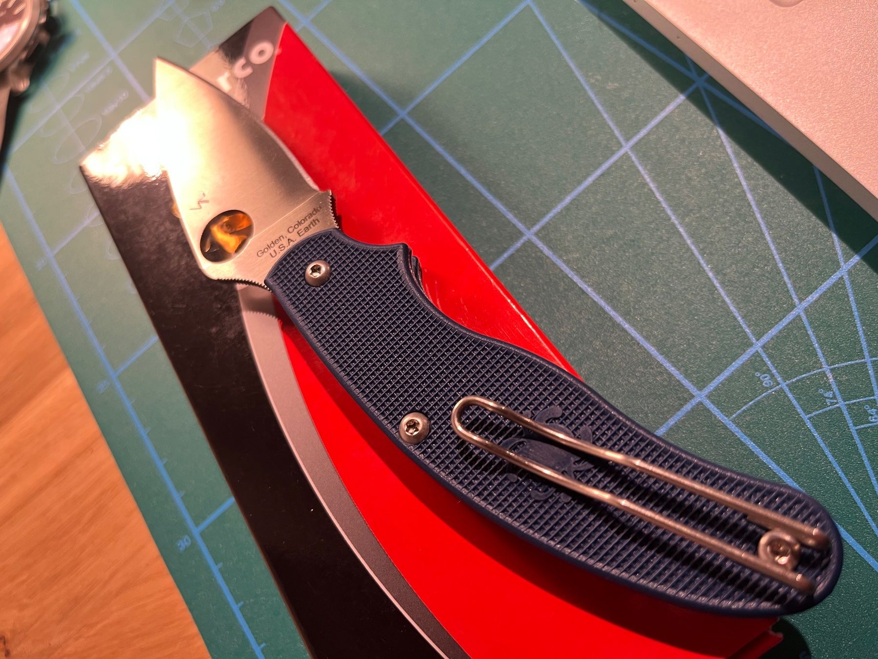 Spyderco Coltelli tascabile: Spyderco UK Penknife CMP SPY27 Blue – Nuovo e nell'imballaggio originale da St. Niklaus VS venduto da wildholzmann 3