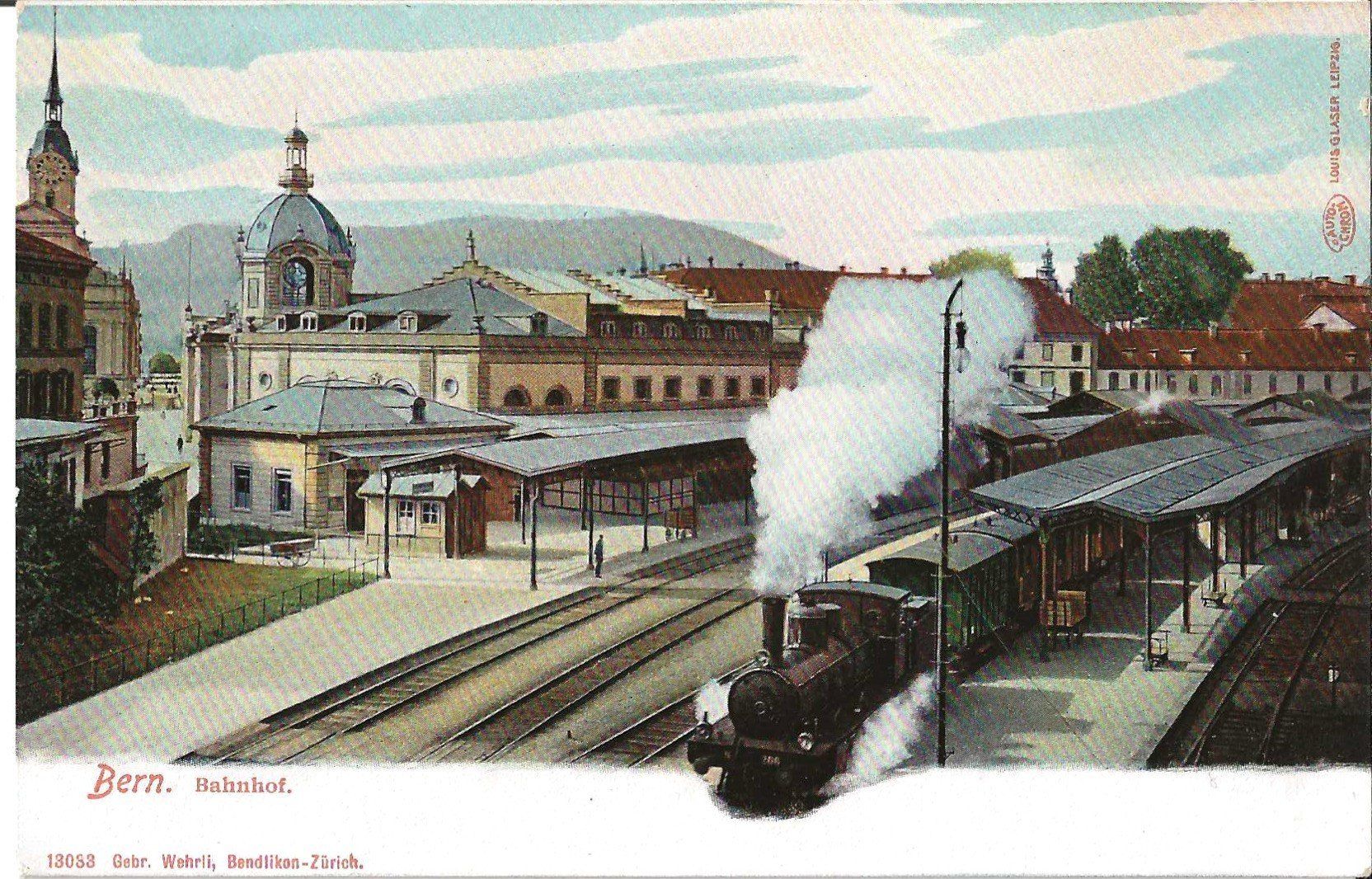 Cartoline postali: Bern (alter Bahnhof) – Usato da Zürich venduto da Philacat11