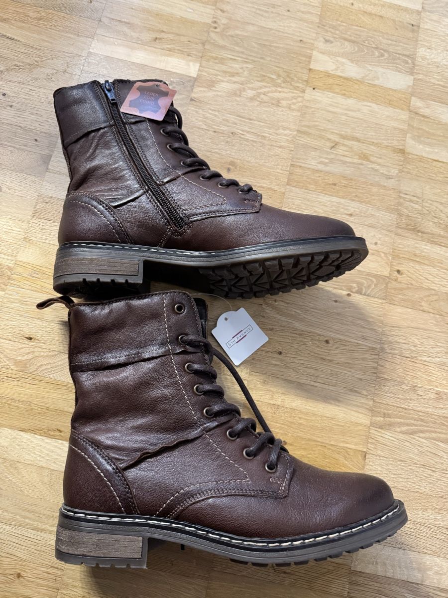 Damenschuhe: Winterstiefel braun neu Gr. 37 echtes Leder – Neu (gemäss Beschreibung) aus Uznach von Martina191185 1