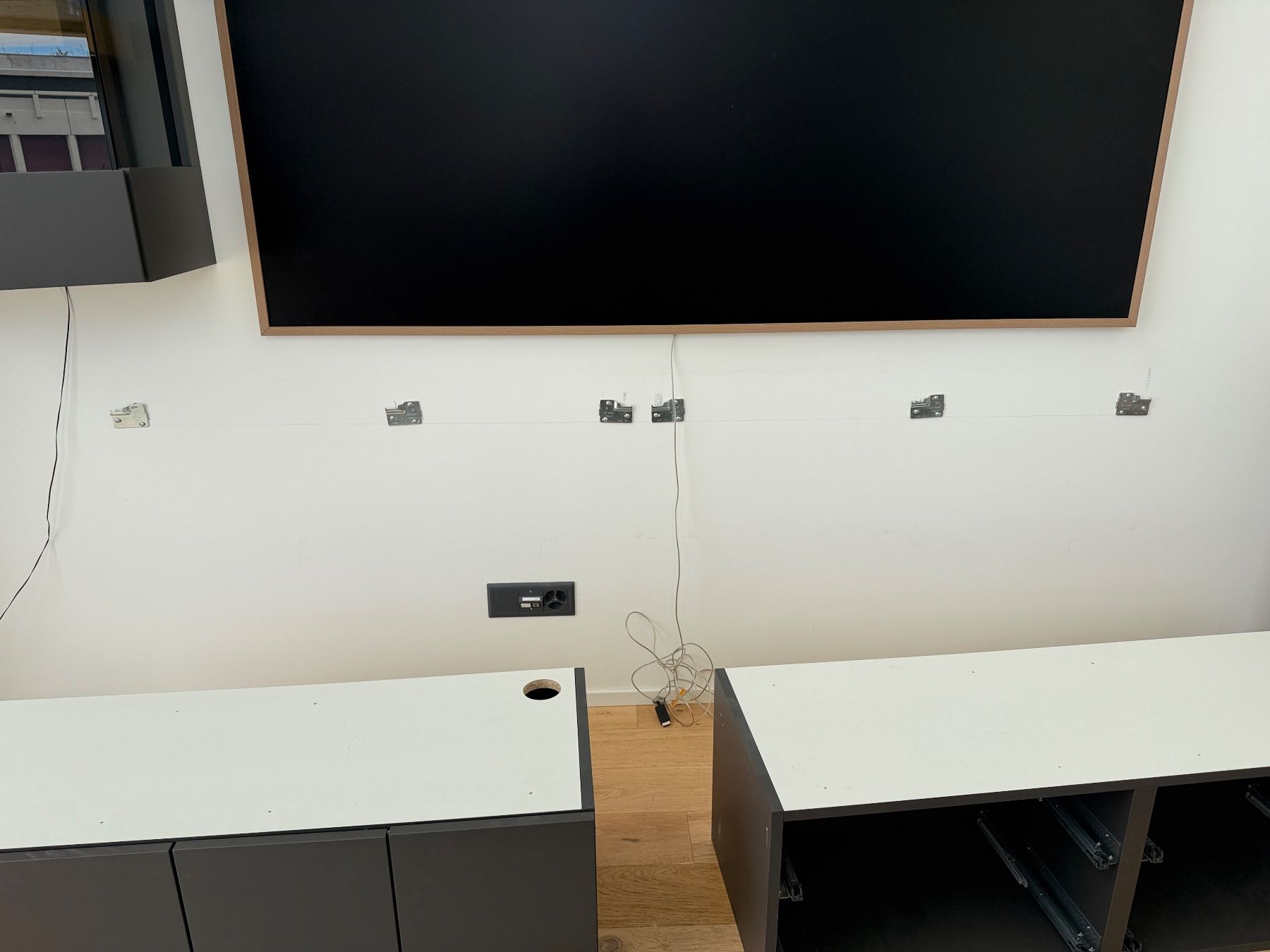Mobili TV: Design Wohnwand - Schiefergrau 2 teilig – Usato da Zürich venduto da rotweristes 5