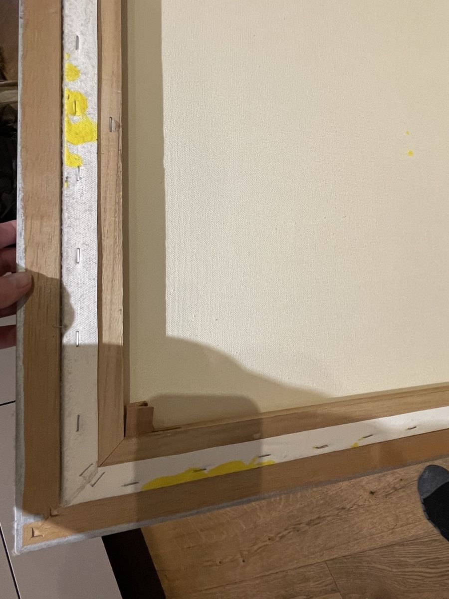 Foto & Immagini: Grosses gemaltes Bild auf Leinwand Blume – Usato da Niederbüren venduto da poschti 5