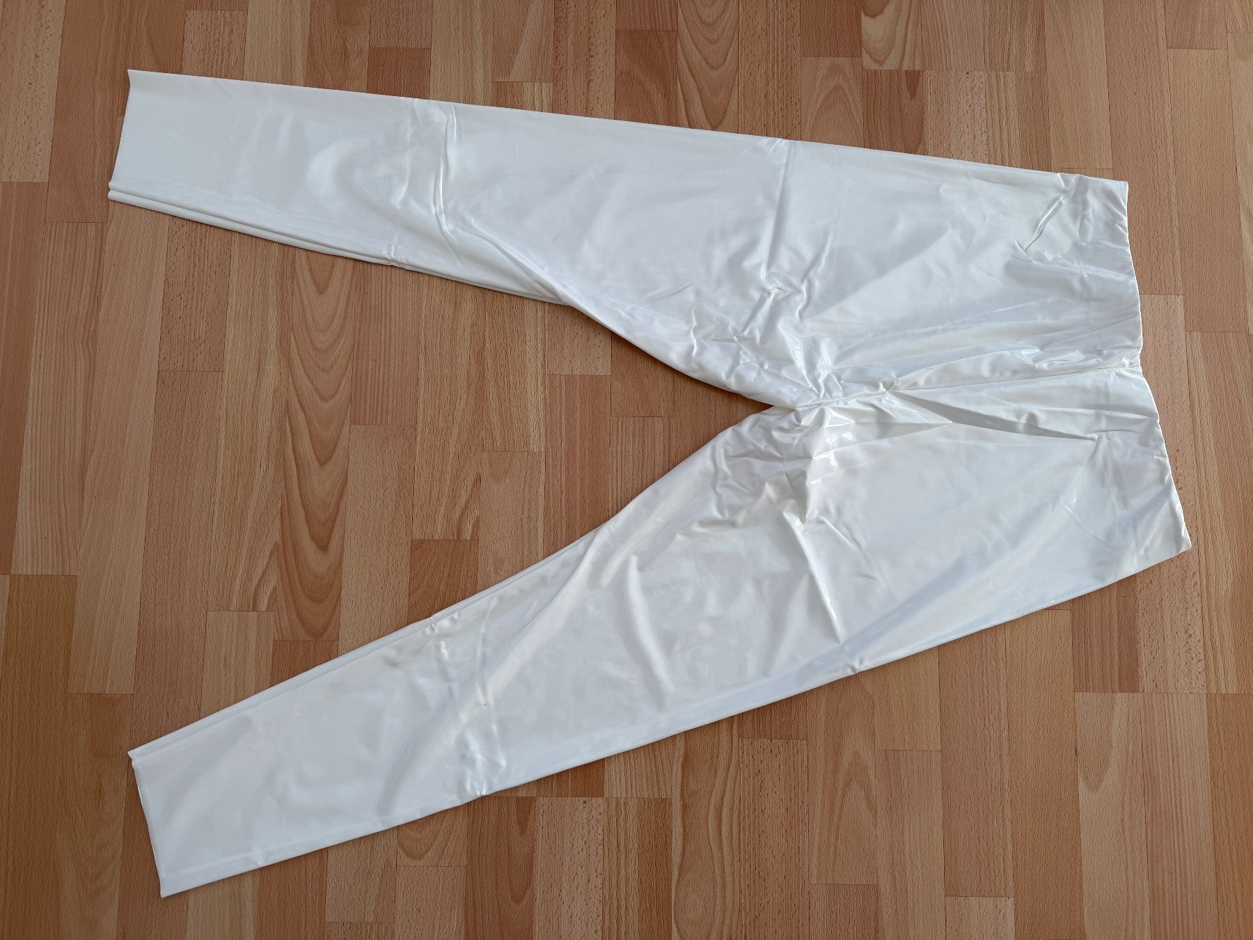 Leggings: Vinyl Lack Leggings Weiss – Nuovo e nell'imballaggio originale da Uetendorf venduto da Stoun 6