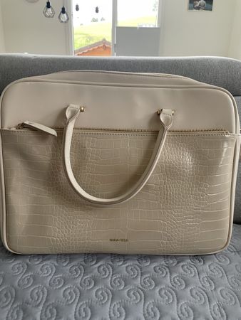 Elegante Anna Field Handtasche im Kroko-Look, Beige, Top!