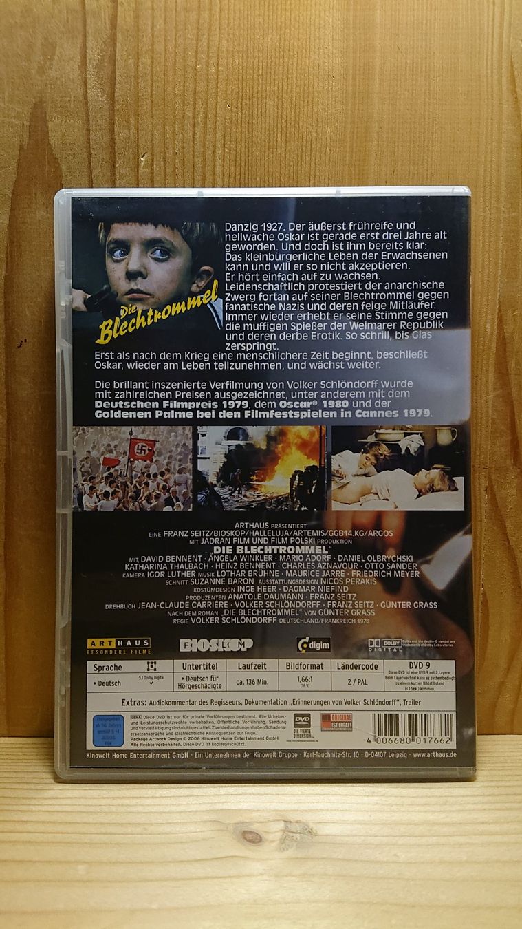 Alle DVDs: DIE BLECHTROMMEL DVD mit David Bennent – Gebraucht aus Wilderswil von Exebub 1