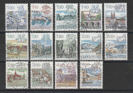 SUISSE 1982-1986 - Signes du zodiaque. Oblitérés.