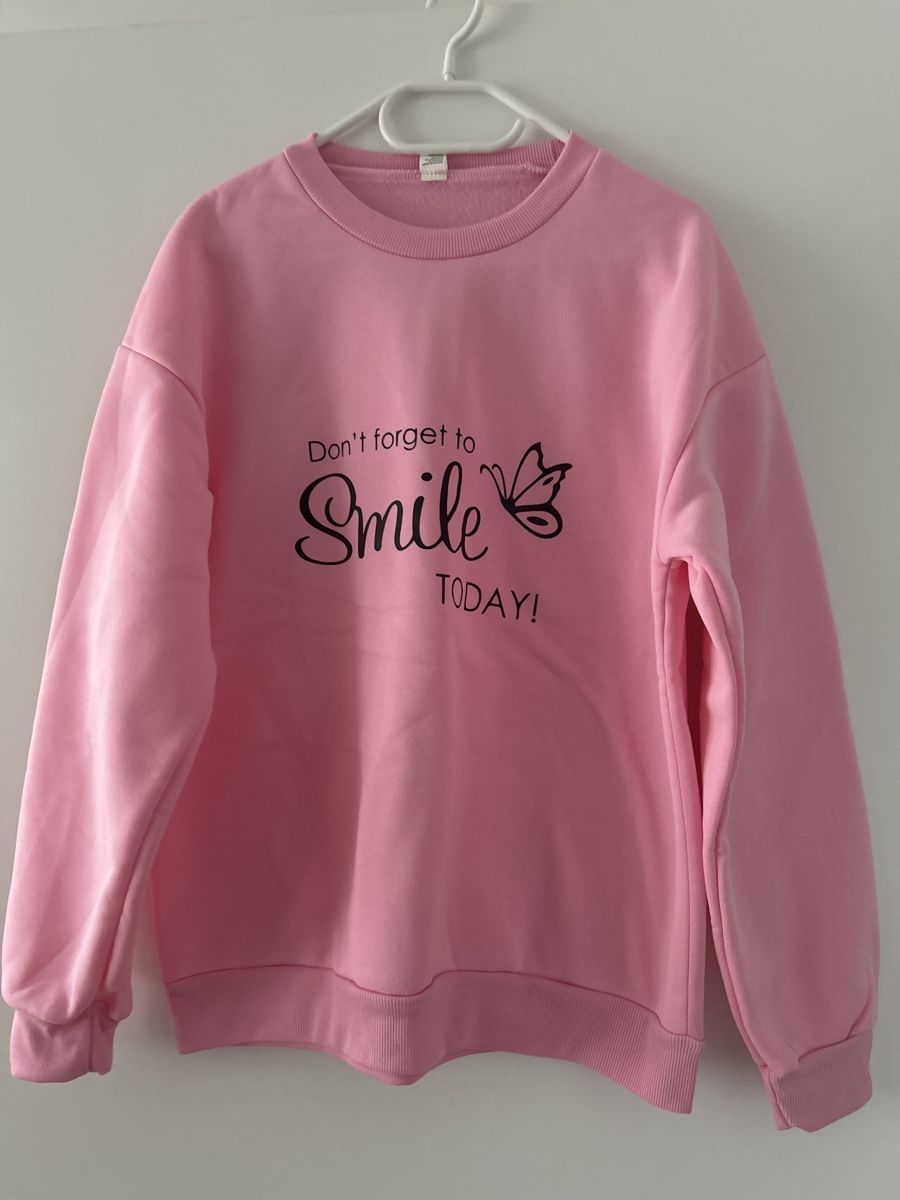Maglioni & Felpe: Süsser Pulli "Smile" Gr. M, rosa,neu – Nuovo (secondo la descrizione) da Wädenswil venduto da Giez33