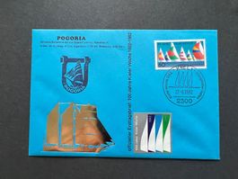 Pogoria 100 Jahre Kieler Wochen Erstagsbrief (D990)