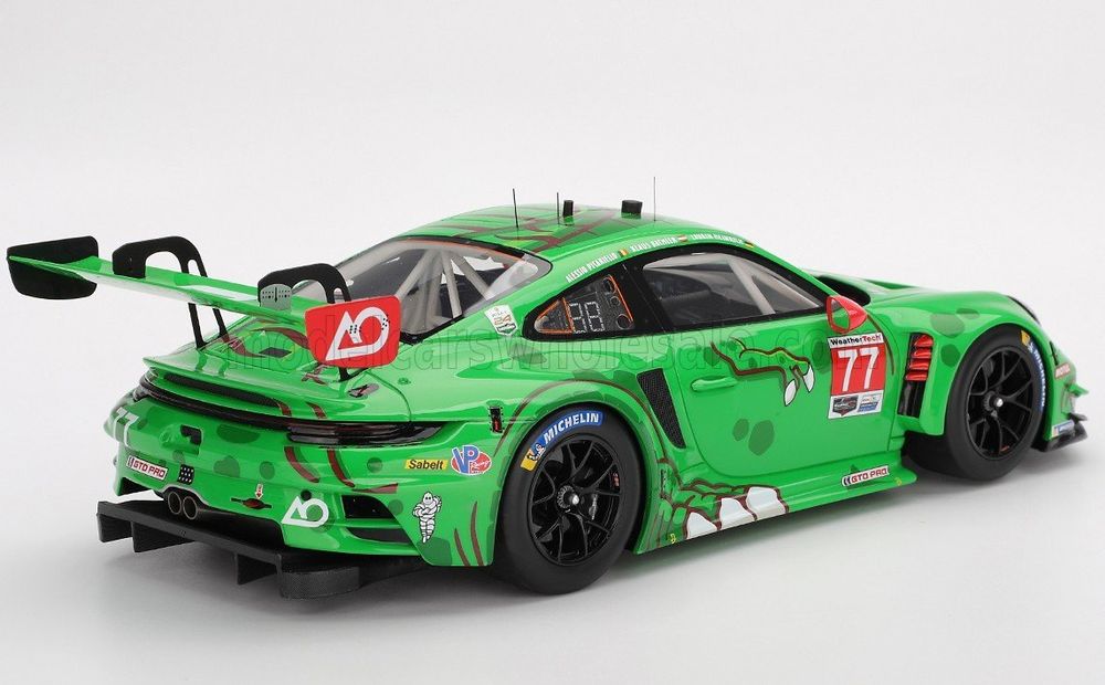 PORSCHE - 911 992 GT3 R TEAM AO RACING N 77 IMSA 1/18 NEU (Neu und ...