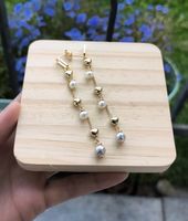 Boucles d'oreilles de perles faits main
