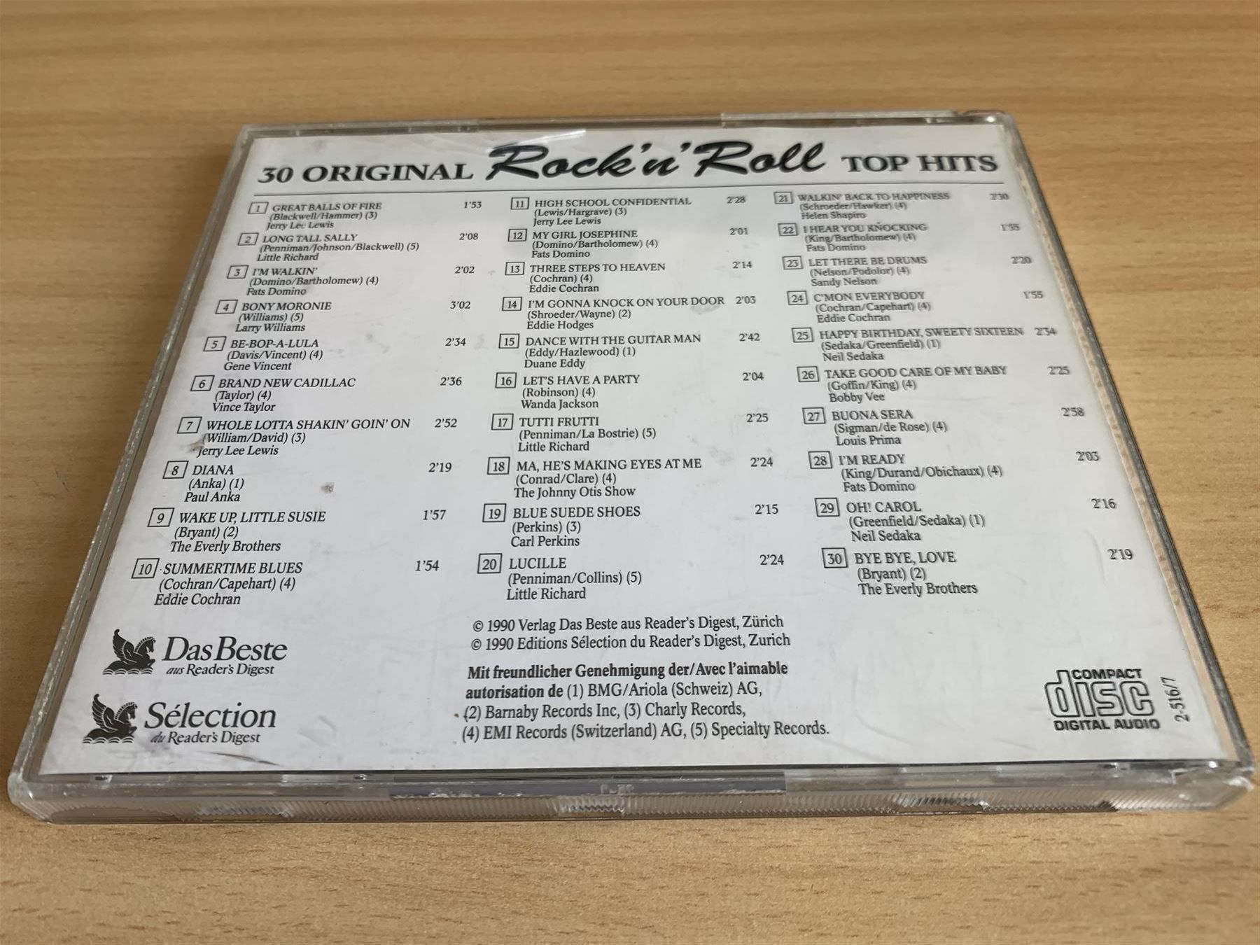 CD: 30 Original Rock`n Roll Top Hits – Usato da Rikon im Tösstal venduto da Alpenmutz 1