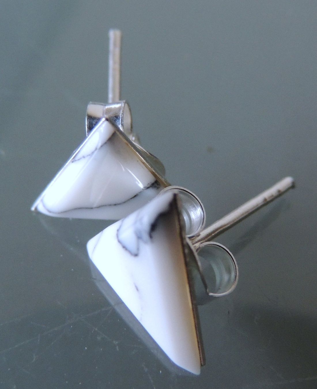 Orecchini pendenti & Orecchini a lobo: Dendriten Achat Silber 925 Ohrstecker – Nuovo e nell'imballaggio originale da Waldenburg venduto da schaller707 2