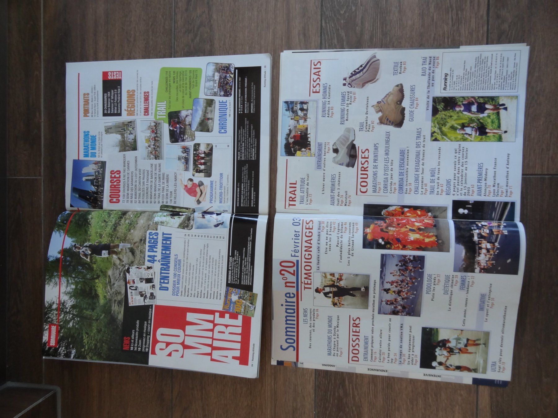 Riviste & Magazine: 2 Magazines Running Attitude Collection No. 20 & 100 – Usato da Satigny venduto da salvatore73 2