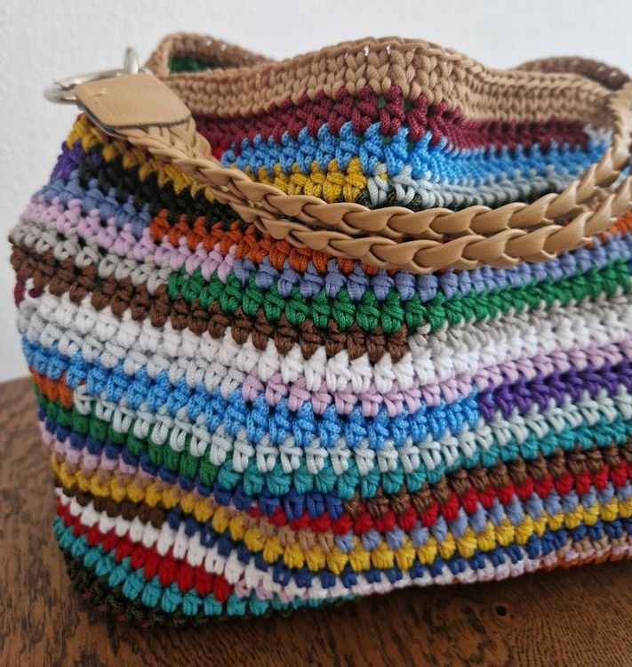 Borse da donna: BAG EN CROCHET HANDMADE! PIÈCE UNIQUE – Nuovo e nell'imballaggio originale da Locarno venduto da NicoNion 2