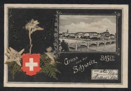 Trockenblumen-AK Basel, Neue mittlere Rh