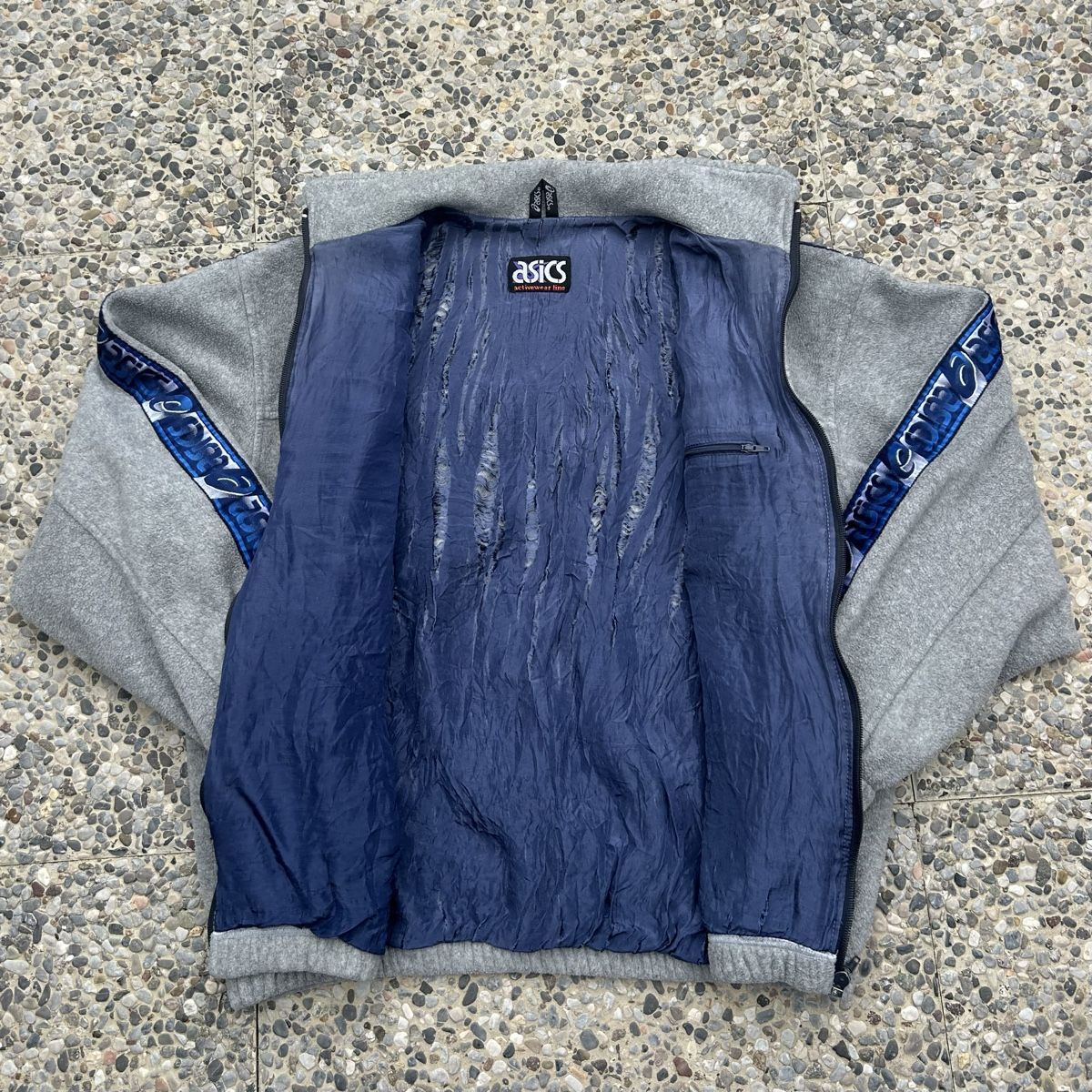 Asics Vestes: Vintage Asics Fleece Jacket – D'occasion à brent par fukusapes 2