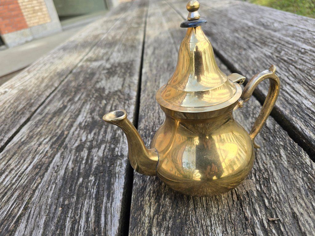 Teiere: Metall: Teekrug S Messing/schwarz-ANGEBOT – Usato da Romanshorn venduto da Rachacha 2