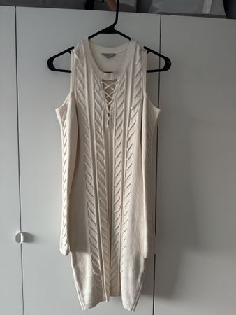 Damen Strickkleid GUESS cremefarben 