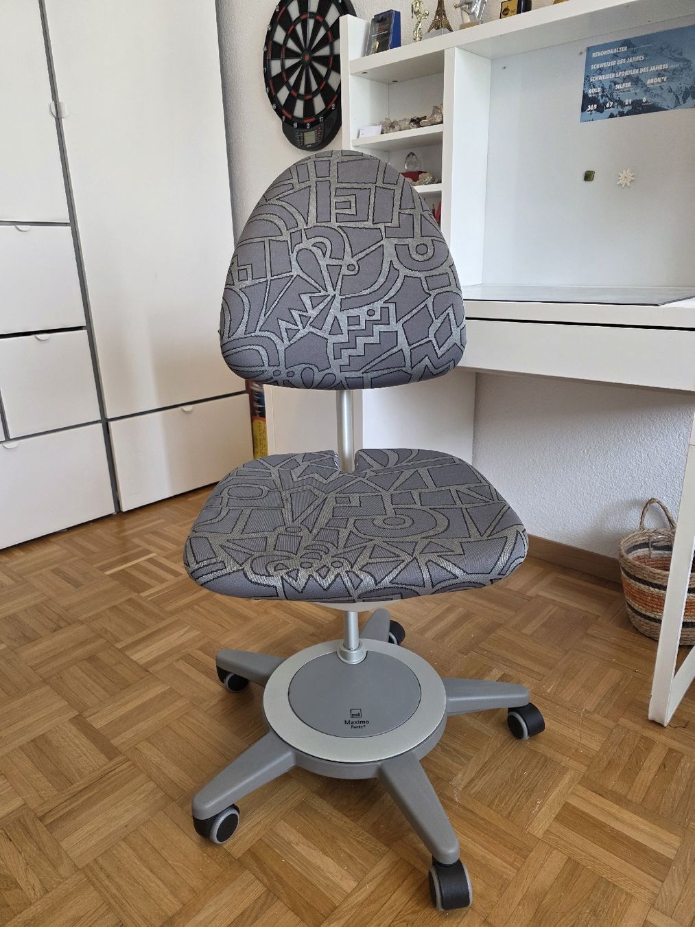 Moll Sedie: Moll Maximo Forte Kinderstuhl grau – Usato da Schwerzenbach venduto da Sunnymen1