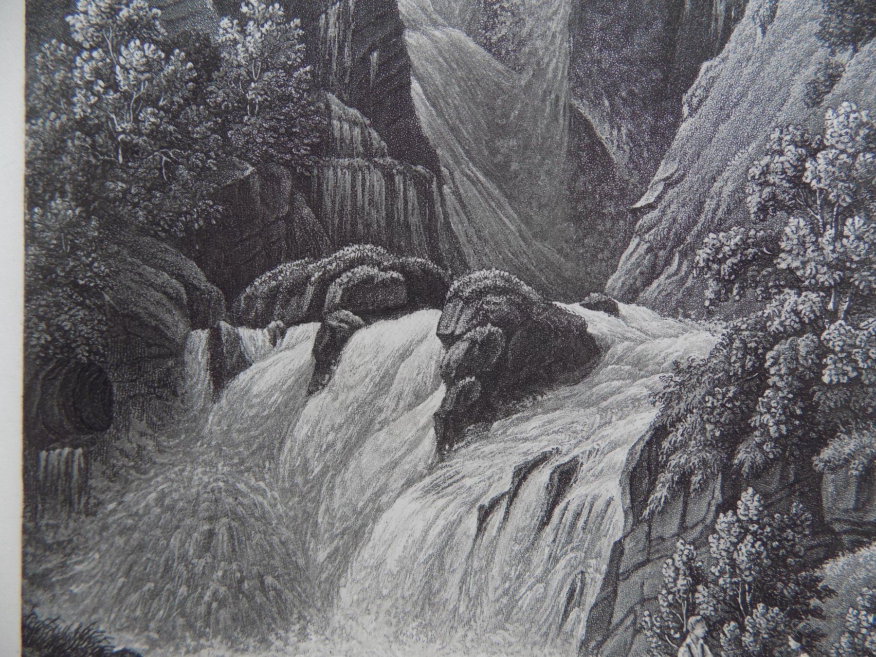 Gravures: Unterer Reichenbachfall Schattenhalb – D'occasion à Risch par Rischli15 5