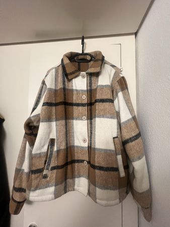 Cozy Plaid Shacket Jacket