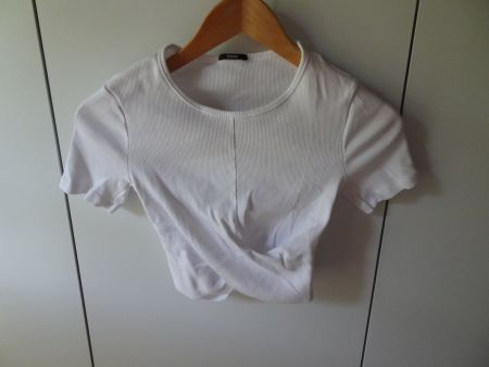Weisses Crop Shirt von Tezenis Gr. XS - 251021