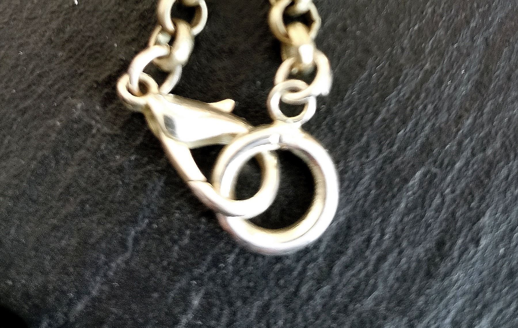 Catenine: Collier en métal argenté et perles – Nuovo e nell'imballaggio originale da Veyrier venduto da Leilazizou 3