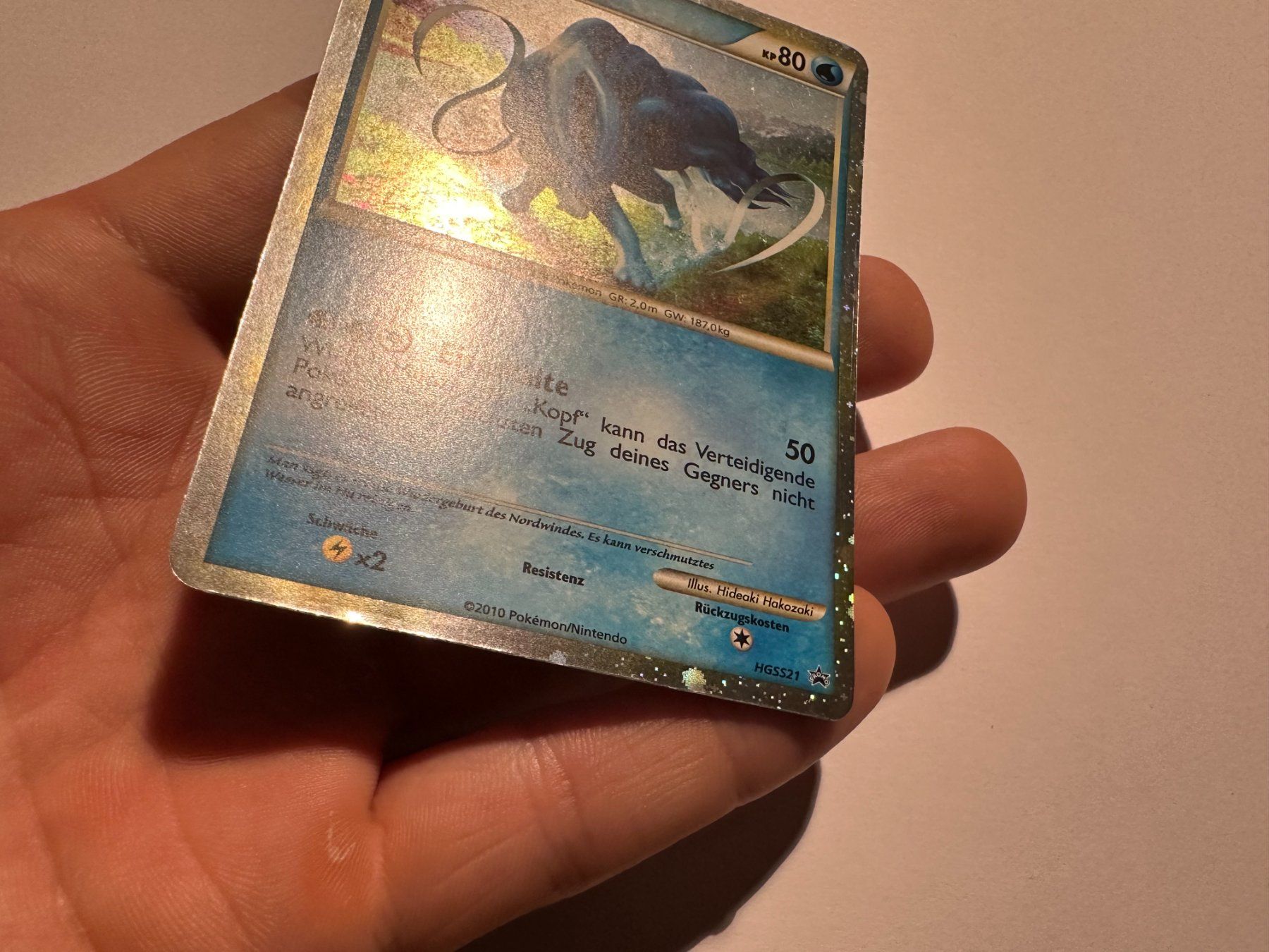 Pokémon Carte collezionabili: Suicune holo HGSS Promo DE – Usato da Hagendorn venduto da Pokecollectorch 2