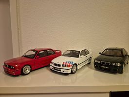 BMW M3 Set in 1/18 E30, E36, E46 alle von Solido
