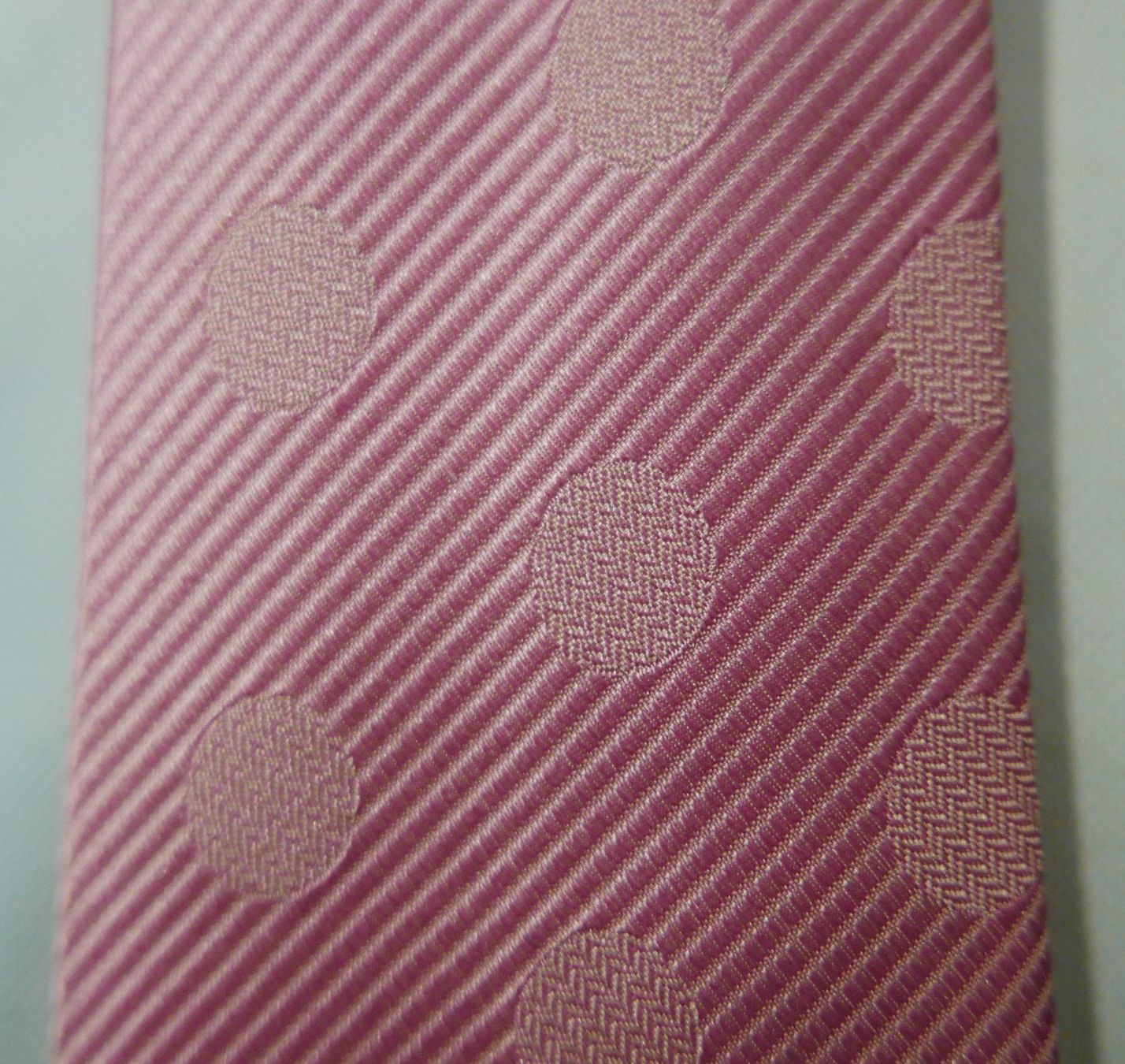 Cravatte: CAFÉ COTON  Cravate 100% soie Tissée Rose – Usato da Nyon venduto da WHTF 1