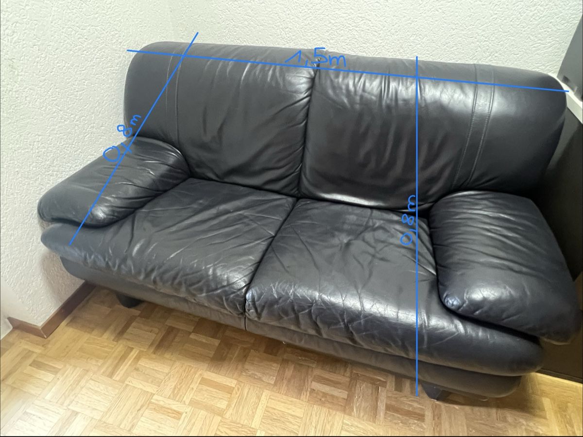 Divani: Sofa aus Leder – Usato da St. Gallen venduto da Lorena01 1