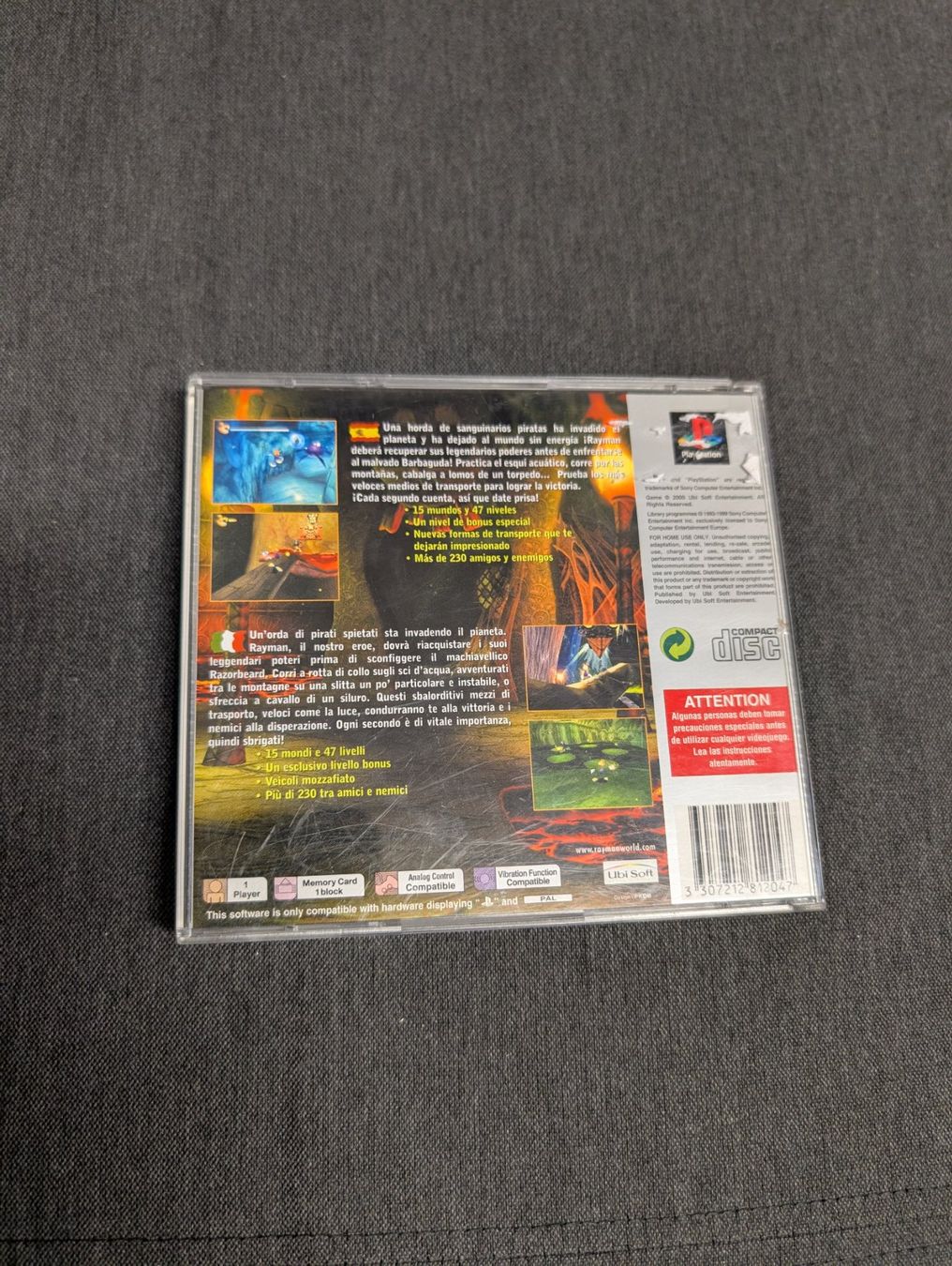 Spiele: Rayman 2 the great escape Sony playstation – Gebraucht aus Giubiasco von Ticinerd 1