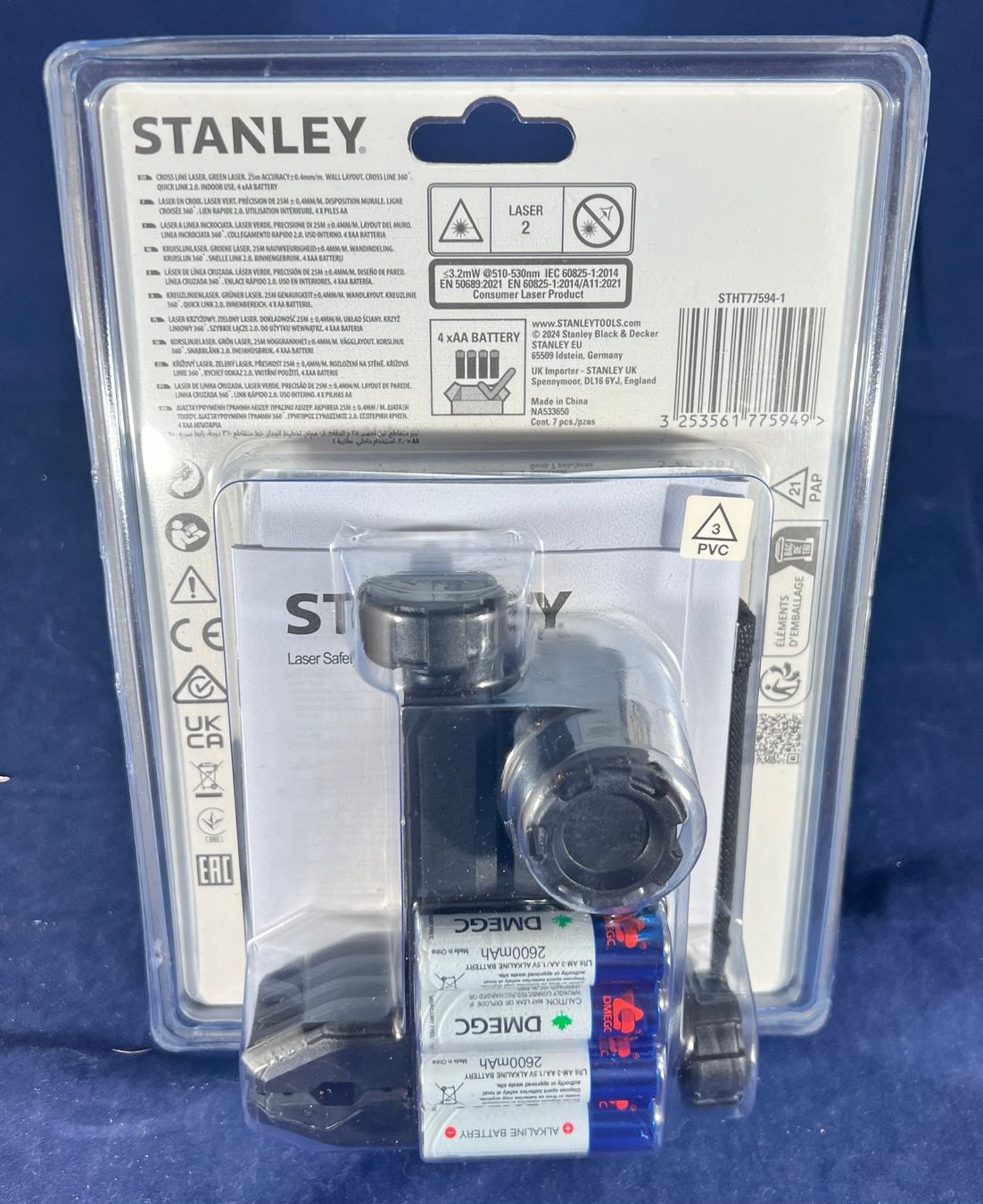 Stanley Tutti gli attrezzi: Neu : Stanley Laser croisé 360 Vert – Nuovo e nell'imballaggio originale da Biel/Bienne venduto da new-life 1