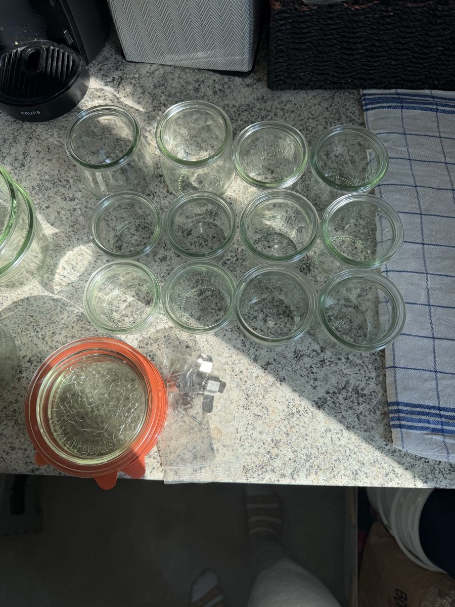 Bicchieri: Weck- glass containers – Usato da Zürich venduto da Elh_sunny