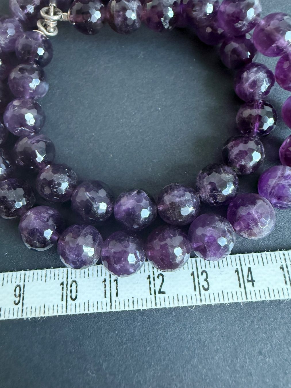 Catenine: Amethyst Kette mit Silber Verschluss 925 – Usato da Spiegel b. Bern venduto da Rogger72 5