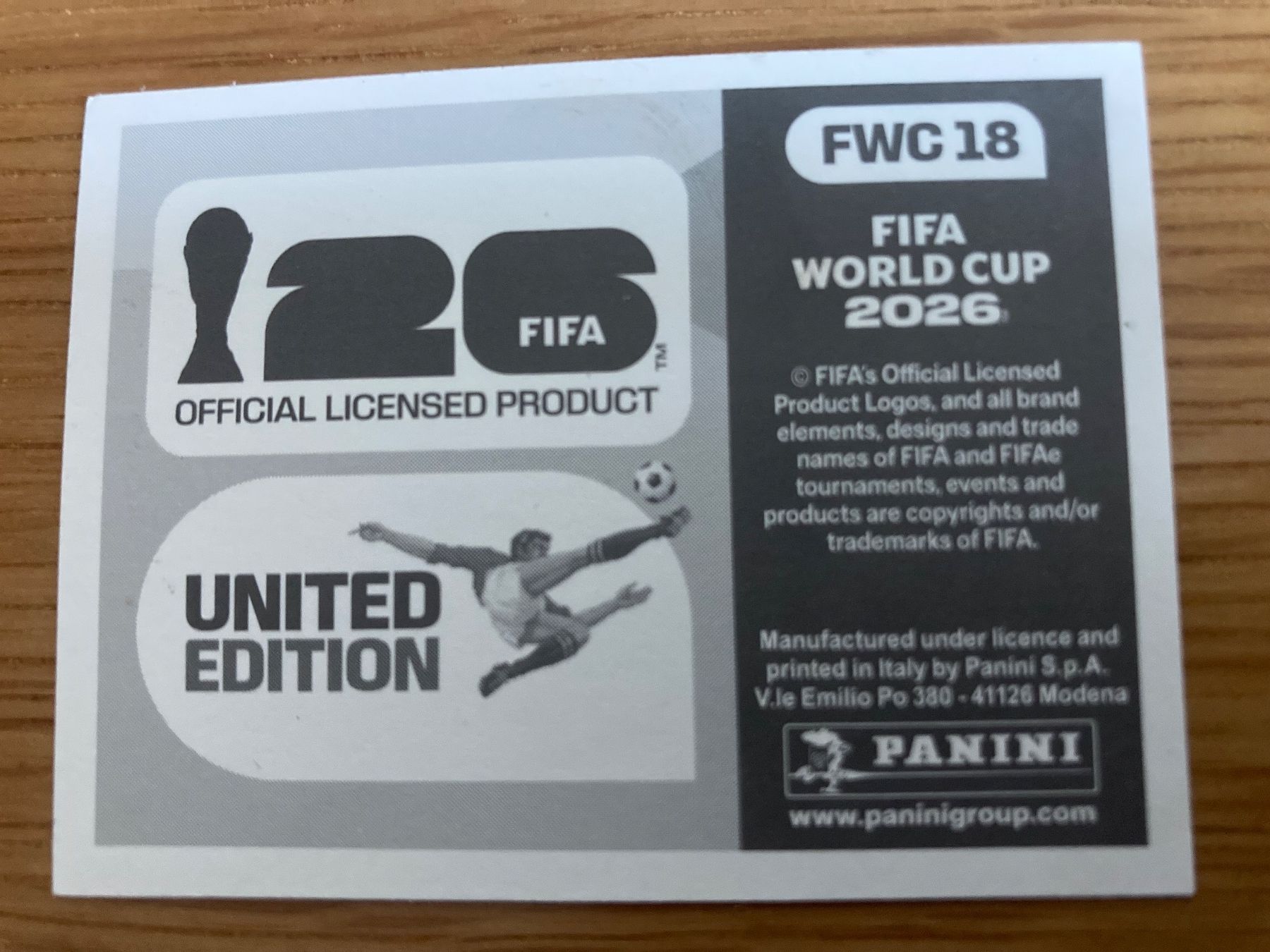 Panini Cartes à collectionner: WM Sticker FWC 18 – Neuf (Voir description) à Winterthur par Whitefish 1