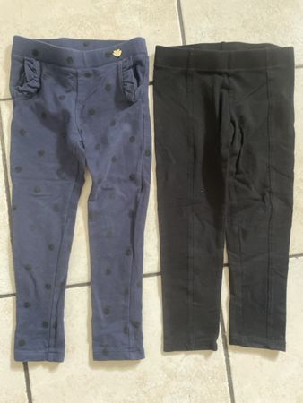 2 H&M Mädchen Leggins, Gr. 104, Top Zustand