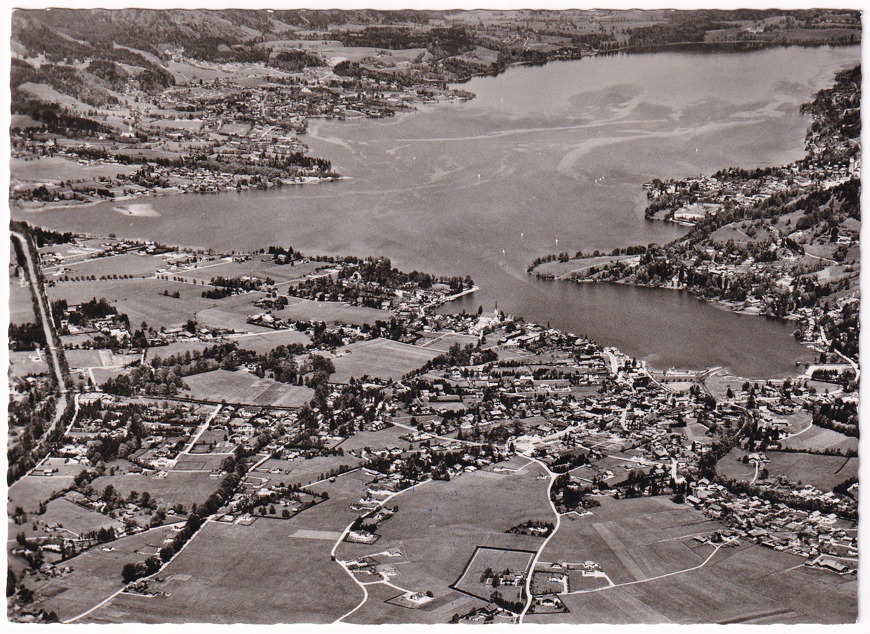 Cartoline postali: Das Tegernseer Tal - Lufbild – Usato da Cormoret venduto da Pascalll2001