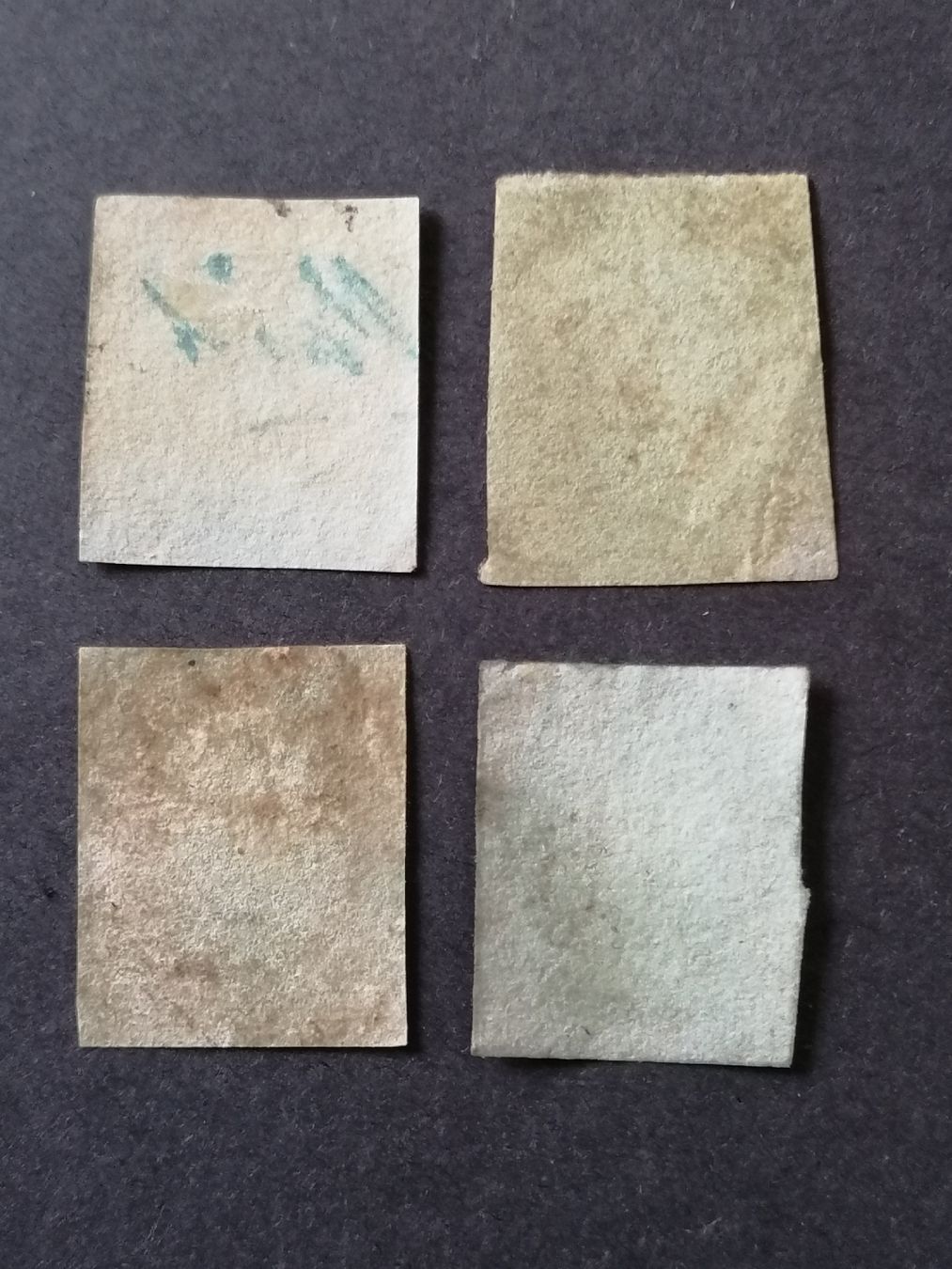 Tutti i francobolli: 4mal One Penny red 1841  – Usato da Happerswil venduto da tschergi 1