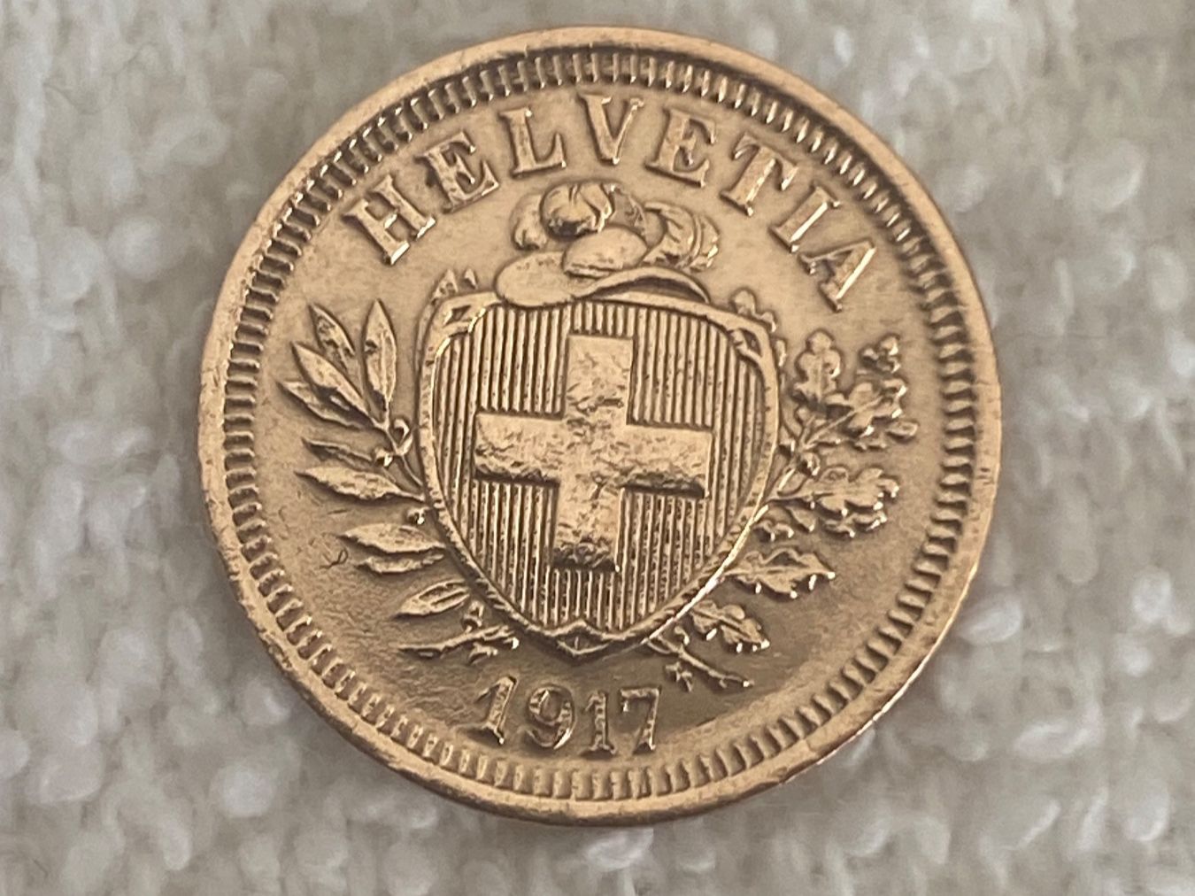 Tutti le monete: 1 centime/rappen 1917 – Usato da Nyon venduto da Ilmi09
