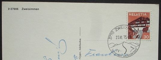 Cartes postales: ZWEISIMMEN – D'occasion à Jona par philajona 1